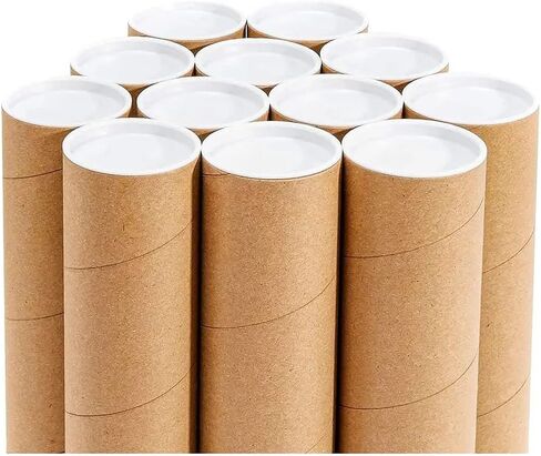 24 - 3 "× 20" مستدير من الورق المقوى أنابيب أنبوب البريد مع أغطية نهاية in Saudi Arabia