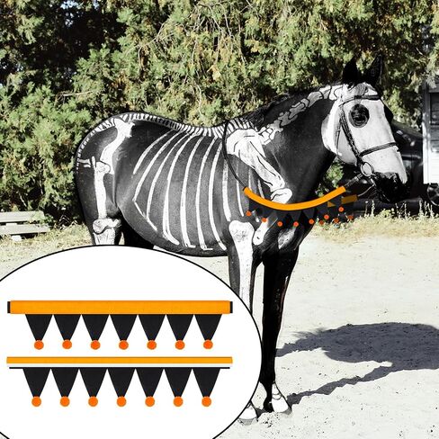 SATINIOR 2 Pcs Halloween Rein Covers for Halloween Holiday Horse Costume Accessories Festive Decor Equestrian Riding Gifts in Saudi Arabia