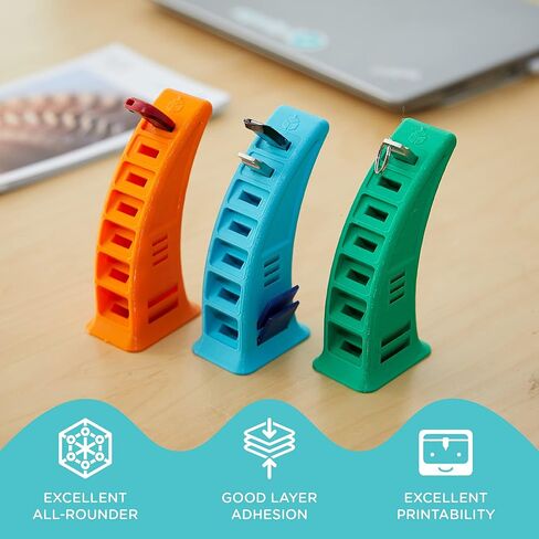 Polymaker PETG Filament 2.85mm 1kg Black 3D Printer Filament, PolyLite PETG 3D Printing Filament 2.85mm, Dimensional Accuracy +/- 0.03mm, Print with Most 3D Printers in Saudi Arabia