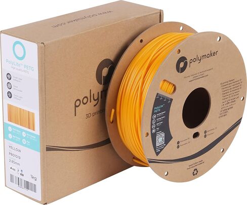 Polymaker PETG Filament 2.85mm 1kg Black 3D Printer Filament, PolyLite PETG 3D Printing Filament 2.85mm, Dimensional Accuracy +/- 0.03mm, Print with Most 3D Printers in Kuwait
