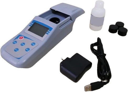 Portable Turbidimeter Turbidimeter Kit Turbidity Tester with 3 Glass Sample Bottles Range 0~1000NTU for Laboratory Water Treatment Wine Industry in Saudi Arabia