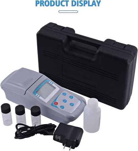Portable Turbidimeter Turbidimeter Kit Turbidity Tester with 3 Glass Sample Bottles Range 0~1000NTU for Laboratory Water Treatment Wine Industry in Saudi Arabia