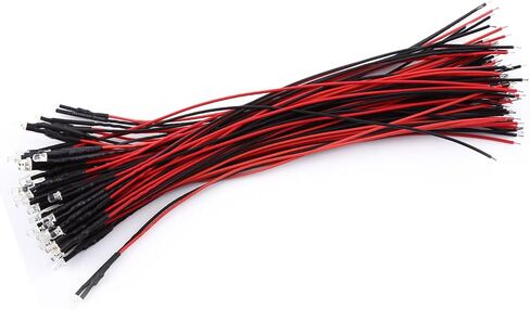 LED LED ، واضحة للمياه ، وتوفير الطاقة ، والكابل المرن مع الثنائيات LED المنتشرة ، و 50 قطعة ألعاب لإضاءة الهوايات في الصناعة (3 مم) in Saudi Arabia