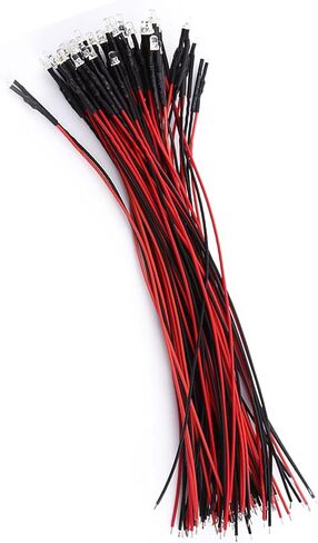 LED LED ، واضحة للمياه ، وتوفير الطاقة ، والكابل المرن مع الثنائيات LED المنتشرة ، و 50 قطعة ألعاب لإضاءة الهوايات في الصناعة (3 مم) in Saudi Arabia