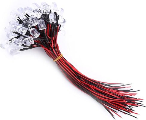 LED LED ، واضحة للمياه ، وتوفير الطاقة ، والكابل المرن مع الثنائيات LED المنتشرة ، و 50 قطعة ألعاب لإضاءة الهوايات في الصناعة (10 مم) in Saudi Arabia