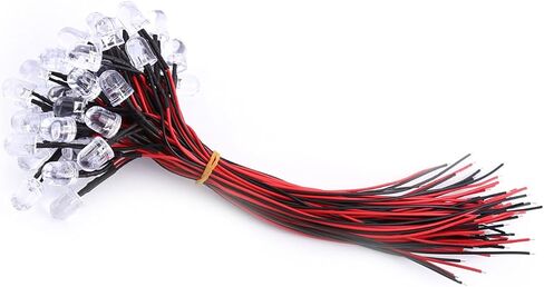 LED LED ، واضحة للمياه ، وتوفير الطاقة ، والكابل المرن مع الثنائيات LED المنتشرة ، و 50 قطعة ألعاب لإضاءة الهوايات في الصناعة (10 مم) in Saudi Arabia