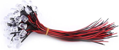 LED LED ، واضحة للمياه ، وتوفير الطاقة ، والكابل المرن مع الثنائيات LED المنتشرة ، و 50 قطعة ألعاب لإضاءة الهوايات في الصناعة (10 مم) in Saudi Arabia