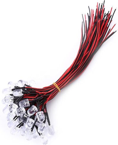 LED LED ، واضحة للمياه ، وتوفير الطاقة ، والكابل المرن مع الثنائيات LED المنتشرة ، و 50 قطعة ألعاب لإضاءة الهوايات في الصناعة (10 مم) in Saudi Arabia