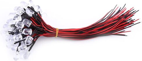 LED LED ، واضحة للمياه ، وتوفير الطاقة ، والكابل المرن مع الثنائيات LED المنتشرة ، و 50 قطعة ألعاب لإضاءة الهوايات في الصناعة (10 مم) in Saudi Arabia
