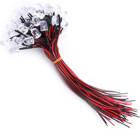 LED LED ، واضحة للمياه ، وتوفير الطاقة ، والكابل المرن مع الثنائيات LED المنتشرة ، و 50 قطعة ألعاب لإضاءة الهوايات في الصناعة (10 مم) in Saudi Arabia