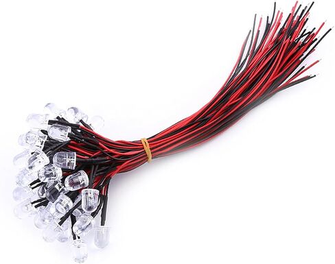 LED LED ، واضحة للمياه ، وتوفير الطاقة ، والكابل المرن مع الثنائيات LED المنتشرة ، و 50 قطعة ألعاب لإضاءة الهوايات في الصناعة (10 مم) in Saudi Arabia