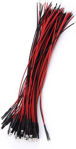 LED LED ، واضحة للمياه ، وتوفير الطاقة ، والكابل المرن مع الثنائيات LED المنتشرة ، و 50 قطعة ألعاب لإضاءة الهوايات في الصناعة (3 مم) in Saudi Arabia