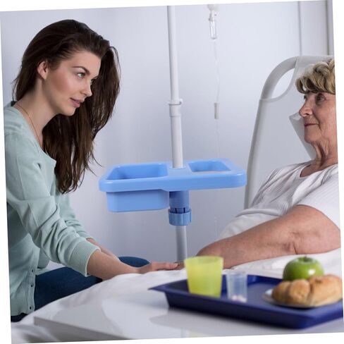 GLEAVI Infusion Stand Support Plate Adjustable Drip Stand Storage Tray for Medical Equipment Floor-Standing Infusion Bracket Accessory Holder in Saudi Arabia