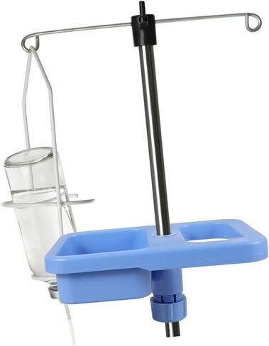 GLEAVI Infusion Stand Support Plate Adjustable Drip Stand Storage Tray for Medical Equipment Floor-Standing Infusion Bracket Accessory Holder in Saudi Arabia