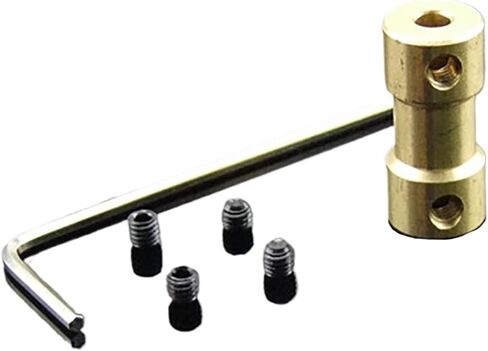 2PCS COPPER RIMID RAMID DOUPLER BORE 2MM 2.3mm 3mm 3.17mm 4mm 5mm 6mm موصل اقتران المحرك (2 مم إلى 2 مم) in Saudi Arabia