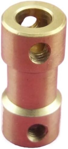 2pcs Copper Rigid Shaft Coupler Bore 2mm 2.3mm 3mm 3.17mm 4mm 5mm 6mm Motor Coupling Connector(2mm to 2mm) in Kuwait