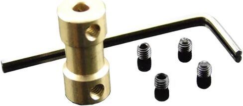 2PCS COPPER RIMID RAMID DOUPLER BORE 2MM 2.3mm 3mm 3.17mm 4mm 5mm 6mm موصل اقتران المحرك (2 مم إلى 2 مم) in Saudi Arabia