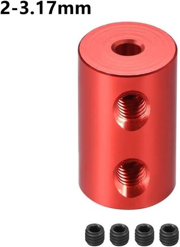 1pc Brass Rigid Motor Shaft Coupling Coupler Transmission Connector Sleeve Adapter(3.17mm to 4mm) in Kuwait