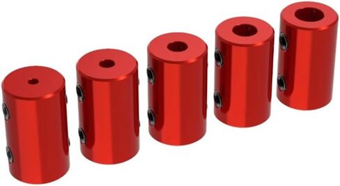 1pc Brass Rigid Motor Shaft Coupling Coupler Transmission Connector Sleeve Adapter(3.17mm to 4mm) in Saudi Arabia