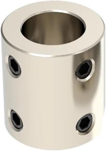 1PCS الصلب D14L22 اقتران رمح جامد 14 مم × 22 مم موصل نقل الفك CNC CNC (4 مم إلى 5 مم) in Saudi Arabia