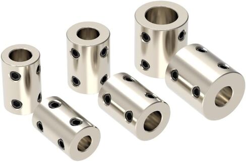 1PCS الصلب D14L22 اقتران رمح جامد 14 مم × 22 مم موصل نقل الفك CNC CNC (4 مم إلى 5 مم) in Saudi Arabia