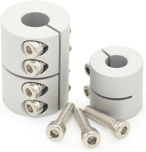 1pc اقتران جامد D20 L25 كروي المسمار ألومنيوم سبيكة مقرن لقطاع السهول Servo Motor 3D Printer (6 × 6 مم) in Saudi Arabia