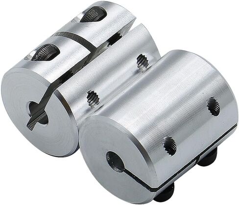 1pc D32L32 Aluminium Rigid Coupler 6mm to 16mm Lead Screw 3D Printer Electric Motor Coupling(6x12.7mm) in Saudi Arabia