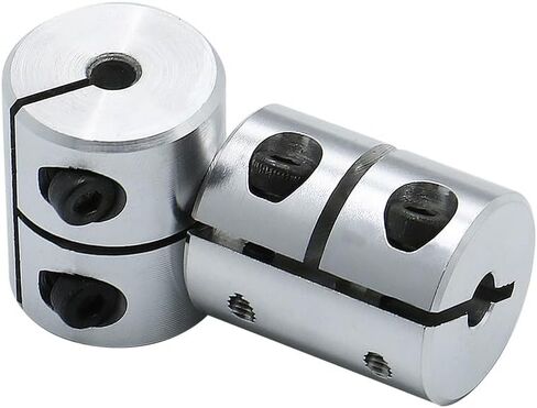 1pc D32L32 Aluminium Rigid Coupler 6mm to 16mm Lead Screw 3D Printer Electric Motor Coupling(6x12.7mm) in Saudi Arabia
