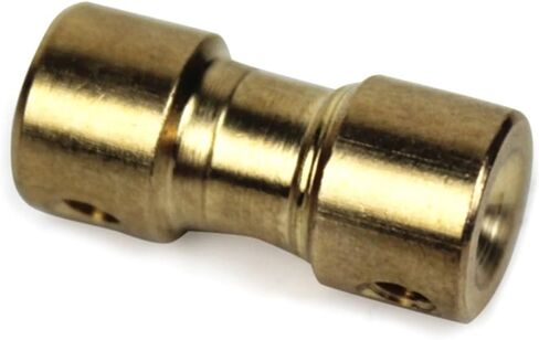 10pcs D9L20 Brass Rigid Motor Shaft Coupling Coupler Motor Transmission Joint Connector Sleeve Adapter(3.17mm to 3mm) in Saudi Arabia