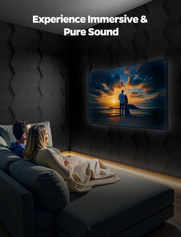 ألواح الرغوة الصوتية ، 1.57 "و 2.75" بسمك مزدوج ، 12 حزمة تمتص صوت تمتص البلاط للجدران ، الأبواب ، السقف ، 12 "× 10" ألواح فنون ثلاثية الأبعاد لتسجيل الاستوديو ، الغرفة ، بريد (أسود) in Kuwait