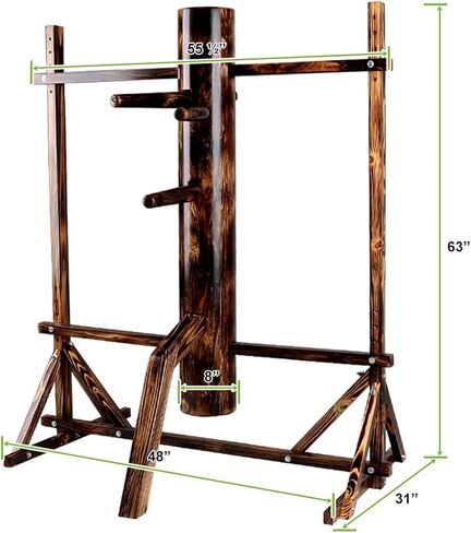 Wood Wing Chun Adjustable Frame Target Training Dummy IP Man Martial Art Kung Fu in Saudi Arabia