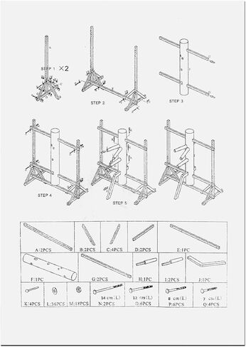 Wood Wing Chun Adjustable Frame Target Training Dummy IP Man Martial Art Kung Fu in Saudi Arabia