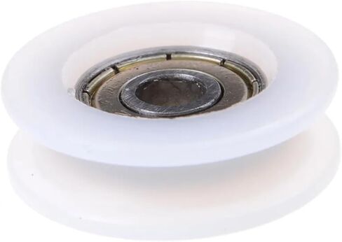 1pc 6 * 30 * 10mm U Groove Metal Shield Nylon Nylon Bulley Ball Ball Roller in Saudi Arabia