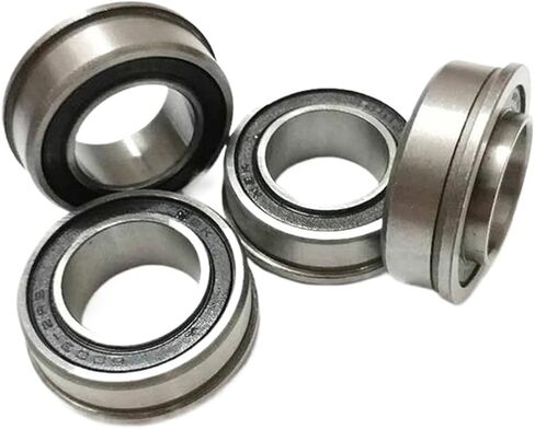 2PCS F6003-20-2RS 20x35x11 Flange Deep Groove Trolley Ball Bearing in Saudi Arabia
