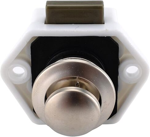 5PCS Camper Car Push Lock 20mm RV Caravan Boat Motor Home Cabinet Drawer Latch Button Locks for Furniture Hardware(Brown) in Saudi Arabia