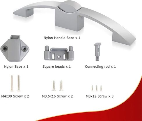 Camper Car Push Lock with Handle RV Caravan Boat Motor Home Cabinet Drawer Latch Button Locks for Furniture Handle 1Pcs(Pearl Nickel 160mm) in Saudi Arabia