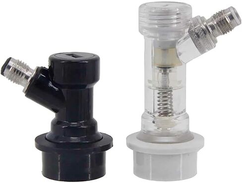 Mini Keg Ball Lock Dispenser تشمل 50 سم خرطوم السيليكون 304 موزع الفولاذ المقاوم للصدأ الرمح Homebrew (F) in Kuwait