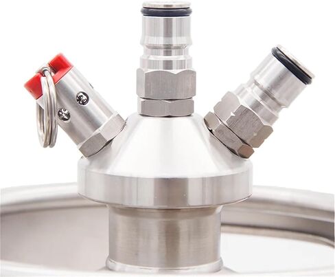 Mini Keg Ball Lock Dispenser تشمل 50 سم خرطوم السيليكون 304 موزع الفولاذ المقاوم للصدأ الرمح Homebrew (F) in Kuwait