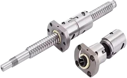 Screw Stainless Steel Ball Screw Ball Screw Double Nut DFU1605 Ball Screw Set Length 150-1000mm End Processing Coupler Nut for Stepper Servo Motor(350mm) in Saudi Arabia