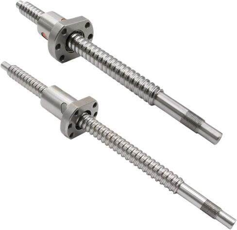 Screw Stainless Steel Ball Screw 1600mm SFU2505 SFU2510 Ball Screw Kit End Machined BK20 BF20+Single Nut -3+Nut Holder+Coupling(SFU2510) in Saudi Arabia