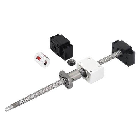 برغي الكرة الخطية المسمار الدقة الجزء المسمار الكرة SFU1204 مجموعة RM1204 كرة ملطب كرة ملطب C7 مع شفة نهاية الكرة واحدة الجوز in Kuwait