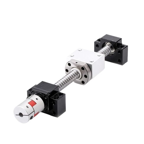 برغي الكرة الخطية المسمار الدقة الجزء المسمار الكرة SFU1204 مجموعة RM1204 كرة ملطب كرة ملطب C7 مع شفة نهاية الكرة واحدة الجوز in Kuwait