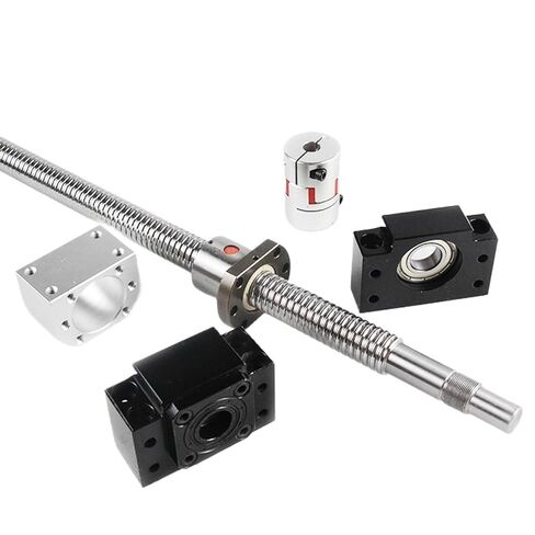 برغي الكرة الخطية المسمار الدقة الجزء المسمار الكرة SFU1204 مجموعة RM1204 كرة ملطب كرة ملطب C7 مع شفة نهاية الكرة واحدة الجوز in Kuwait