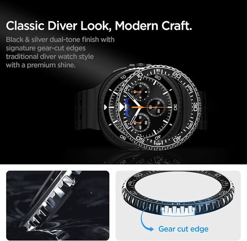 Spigen Bezel Tune for Samsung Galaxy Watch 8 Classic 46mm Case (2025) in Saudi Arabia