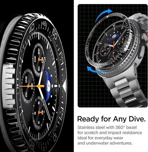 Spigen Bezel Tune for Samsung Galaxy Watch 8 Classic 46mm Case (2025) in Saudi Arabia