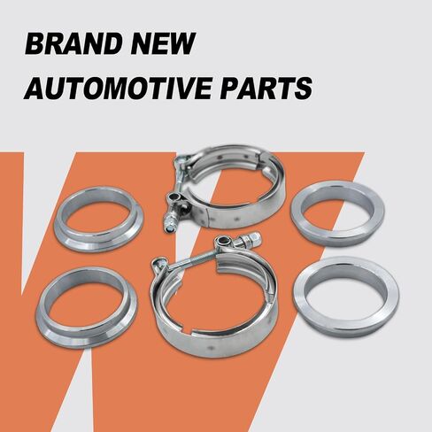 3.5 '' 'V Band Clamp 2pcs مع شفة الذكور أنثى الفولاذ المقاوم للصدأ تنضم 3.5 "OD in Saudi Arabia