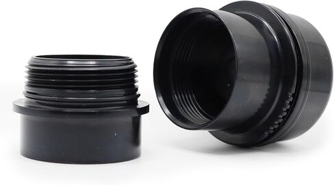 Air Admittance Valve, 6 DFU – 2″ x 1-1/2″ with Threaded Adapter, ABS Construction Plumbing Vent Valve for Drainage Systems (Black) in Kuwait