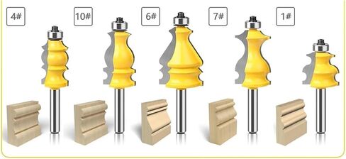 10pcs 8mm شانك بتات مطحنة in Saudi Arabia