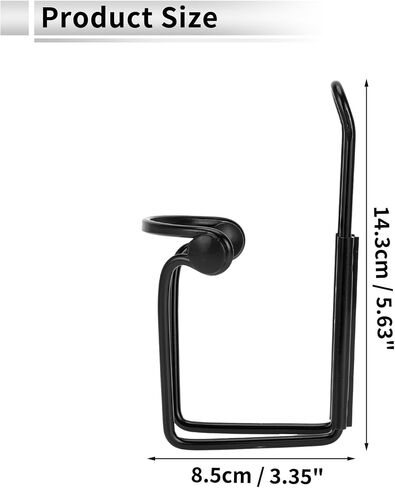 1 Pcs Universal Motorcycle Bike Drink Holder Motorbike Bicycle Water Bottle Cup Holder Black Aluminum Alloy in Saudi Arabia