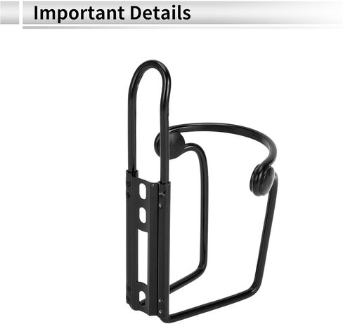 1 Pcs Universal Motorcycle Bike Drink Holder Motorbike Bicycle Water Bottle Cup Holder Black Aluminum Alloy in Saudi Arabia